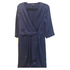 Silky Banana Republic blue dress